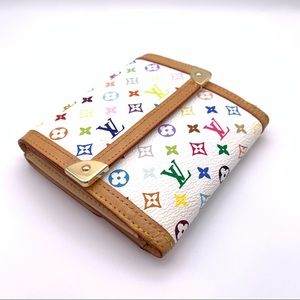 Louis Vuitton White Multicore Elise Wallet